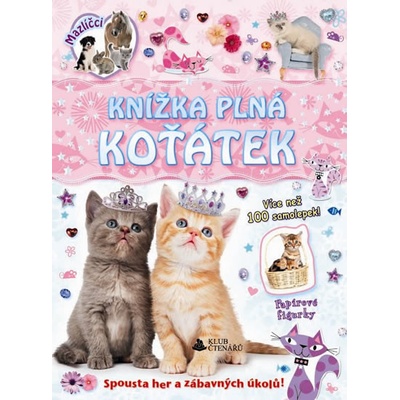 Knižka plná koťátek - samolepky a figurky