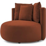 Bobochic Paris Оранжево кадифено кресло Cesar - Bobochic Paris (WT-ROND-1.5--W_1 P818)