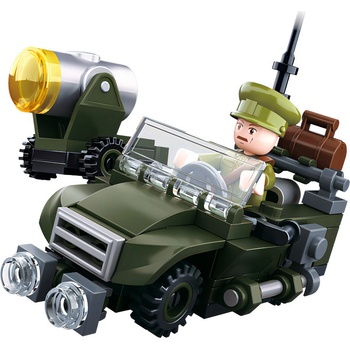 Sluban B0678B 4v1 Hlídkový Jeep