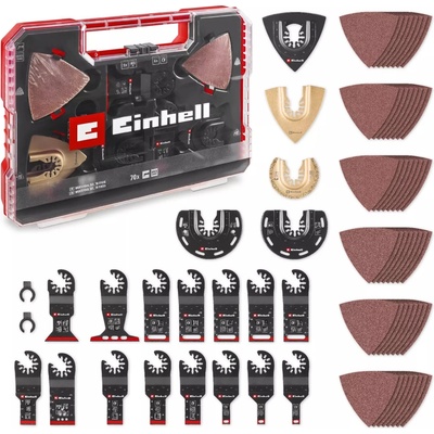EINHELL XXLPlus-Case 70ks zmiešaná súprava príslušenstva pre multifunkčné náradie, 49708170