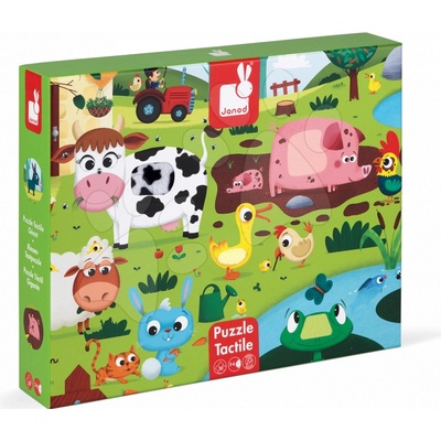 Janod Zvířátka na farmě 20 dílků