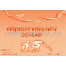 RVD 9581 Příjmový pokl. doklad A6 NCR - 2x50l