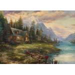 Schmidt Spiele - Puzzle Thomas Kinkade: An outing on Father’s Day - 1 000 piese