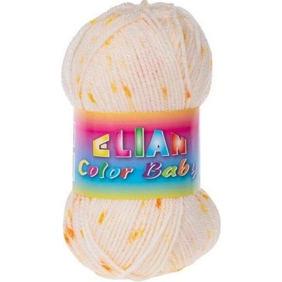 VSV Pletací příze Elian Color Baby - 900 žlutá