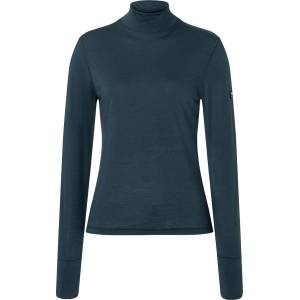 super. natural Дамско мериносово термобельо super. natural Women's Tundra 175 Turtleneck Longsleeve - Blueberry (114-2950-0113)