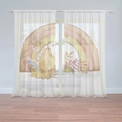 Sablio Záclony Jesenná dúha: 2ks 150x250cm