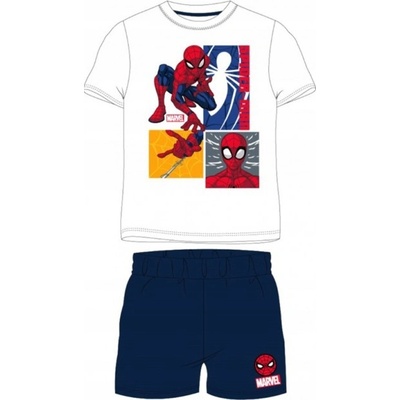 E plus M pyžamo Spiderman Marvel biele