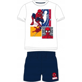 E plus M pyžamo Spiderman Marvel biele