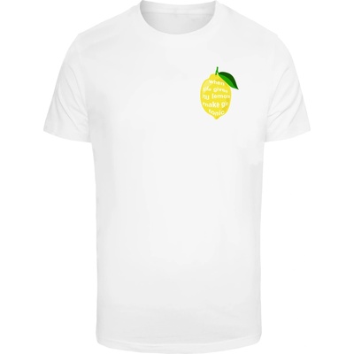 Mister Tee Тениска Life Gives Lemons Tee T-Shirt Round Neck white XXLUB-MT2400-00220 - Тъмносив, размер S