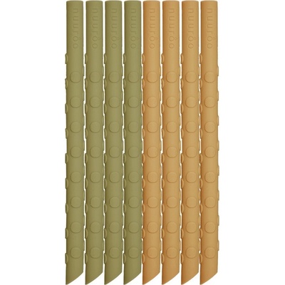 nuuroo silikon brčka Ada 8 pack Olive Green / Dusty Yellow