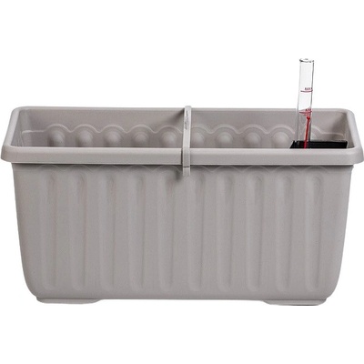 Plastia Samozavlažovací truhlík Siesta LUX 40x20x19 taupe 39.5 x 19 cm
