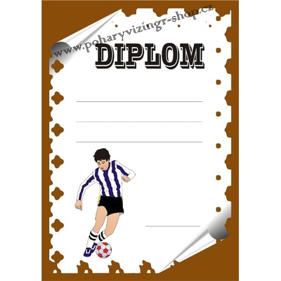 VIZINGR Fotbal diplom A4 č.31