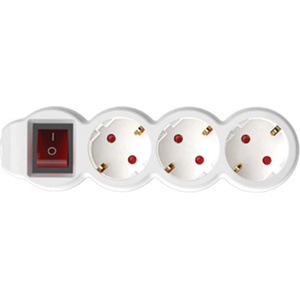 Somogyi Elektronic 3 Plug 1,5 m Switch (NV 3K/WH)