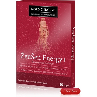 NaturaMed ŽenŠen Energy+ 30 kapsúl