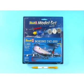 Revell Model Set plane 64210 Boeing 747 200 1:390