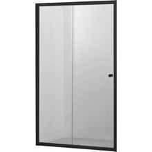 Hagser Ava sprchové dvere 120 cm posuvné čierna matná/priehľadné sklo HGR15000021