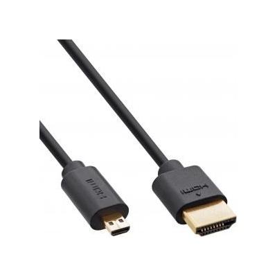 InLine 17933D1 HDMI кабел 0, 3 м HDMI тип A (стандартен) HDMI тип D (микро) Черен (17933D)