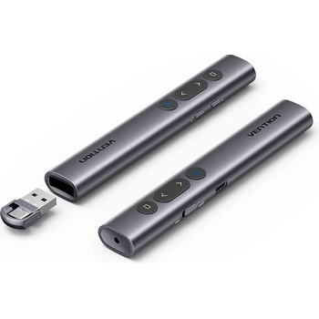 Vention Wireless PowerPoint Presentation Clicker with Green Laser Pointer KQJH0