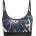 adidas Flower Print Low Impact Sports Bra Womens - Grey