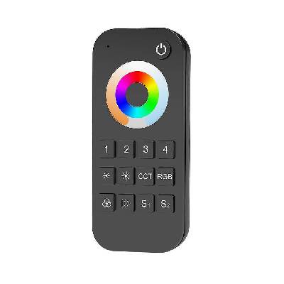 Rgb+ЦВЕТНА ТЕМПЕРАТУРА ДИСТАНЦИОННО rt10 4 zones - ЧЕРНО (6368)