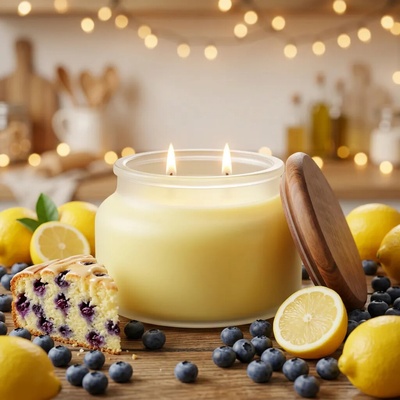 Pure Integrity Soy Candles CITRÓNOVO-ČUČORIEDKOVÝ KOLÁČ 284 g
