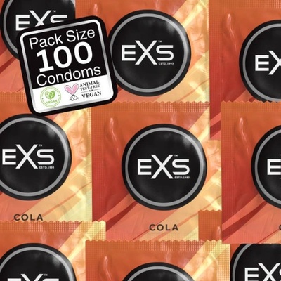 EXS Condoms 100 бр. Ароматни презервативи exs кола