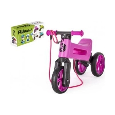 FUNNY WHEELS Rider SuperSport 2v1 + popruh ružové