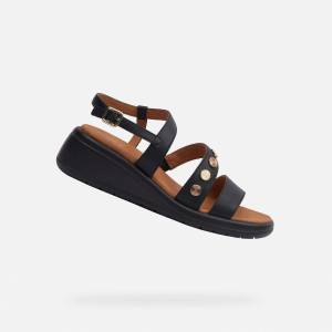 Geox Черни дамски сандали Geox Meliconia Geox | Cheren | ЖЕНИ | 36