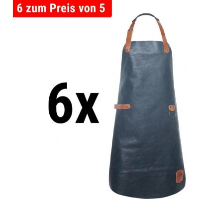G.Gastro 6 ks Karlowsky Zástěra s laclem odpuzující vodu inkoustová D9785534