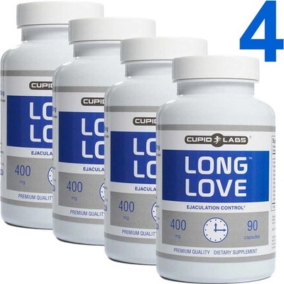 4 x Задържащи капсули за мъже Long Love 4x90бр