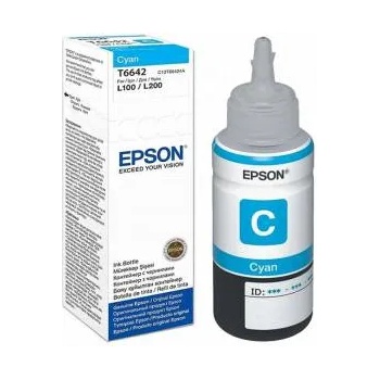 Epson Мастило в бутилка Epson T6642 L110/210/300/550, 70 ml, Cyan, 6500 страници, Син, office1_3015101061