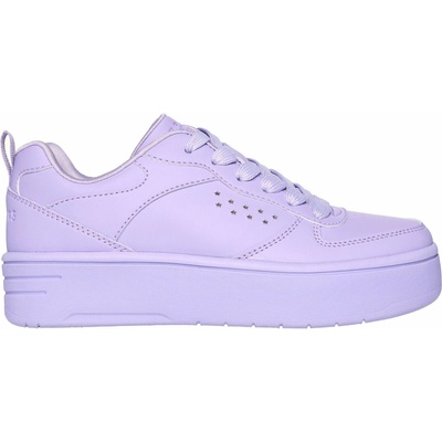 Skechers dievčenská vychádzková obuv COURT HIGH COLOR ZONE fialová