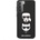 KARL LAGERFELD Saffiano Karl & Choupette Heads Case - дизайнерски кожен кейс за Samsung Galaxy S21 Plus (черен)