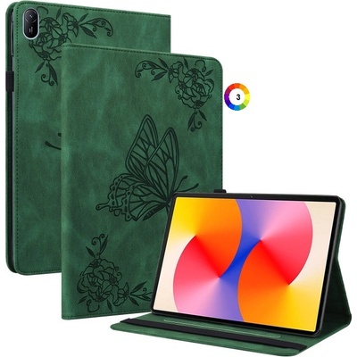 Huawei MatePad SE 11 2024 Butterfly Flower Кожен Калъф и Протектор