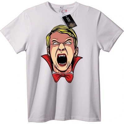 NOONEBRAND Тениска Вампирски писък - XXS, White