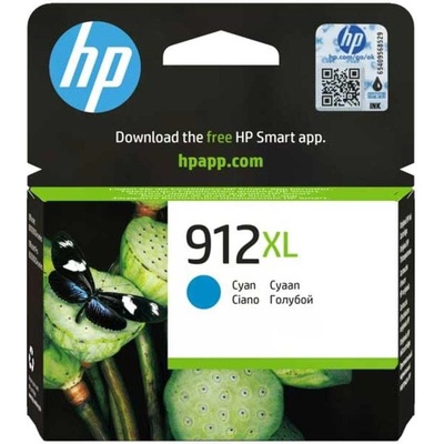 HP Оригинален патрон HP 912XL, 3YL81AE, 825 страници/5%, Cyan (3015102285)