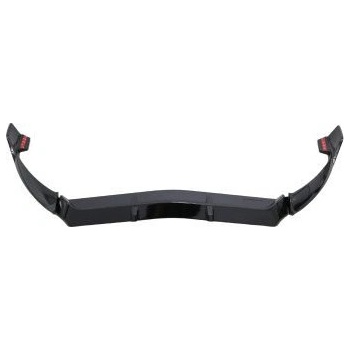 Добавка предна броня за Mercedes W205 C-class (2015-2018) - черен гланц