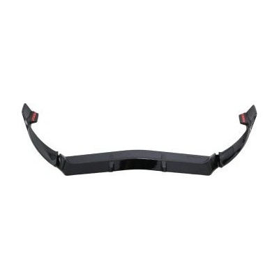 Добавка предна броня за Mercedes W205 C-class (2015-2018) - черен гланц