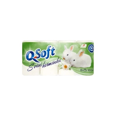 Q Soft harmanček 3-vrstvový 8 ks
