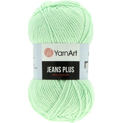YarnArt Jeans Plus 79 pastelová zelená