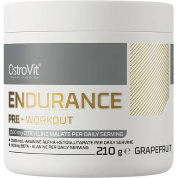 OstroVit Endurance Pre-Workout | with Ginseng & Glycerol [210 грама] Грейпфрут