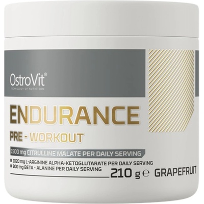 OstroVit Endurance Pre-Workout | with Ginseng & Glycerol [210 грама] Грейпфрут