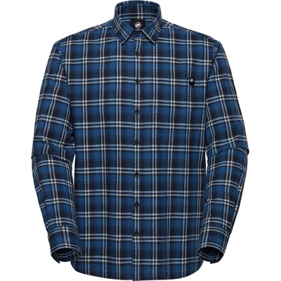 MAMMUT Мъжка риза с копчета Mammut Trovat Summer Longsleeve Shirt - Marine / Tschiel - размер XL (033-2469-0514)