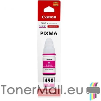 Canon Бутилка с мастило CANON GI-490 Magenta (0665C001AA)