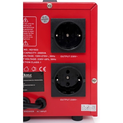 KRAFT&DELE KRAFT&DELE Stabilizátor napětí AVR 2000 VA 230 V KD1933 – Sleviste.cz
