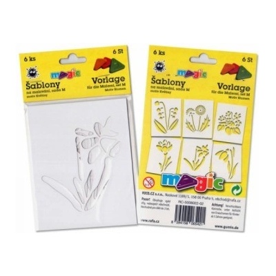 Papírové šablony sada M Květiny – Sleviste.cz