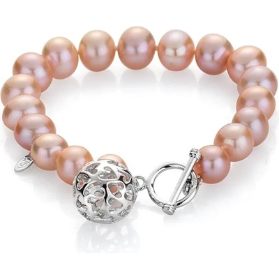 Swan Гривна със сладководни розови перли R1667BR Swan