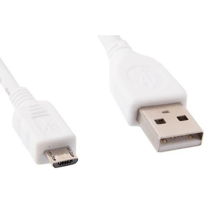 Gembird CCP-MUSB2-AMBM-W-1M micro USB 2.0 AM-MBM5P, 1m, bílý