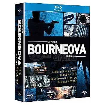 Kompletní Bourneova kolekce 4 filmů / 4Blu-Ray 4 Blu-Ray
