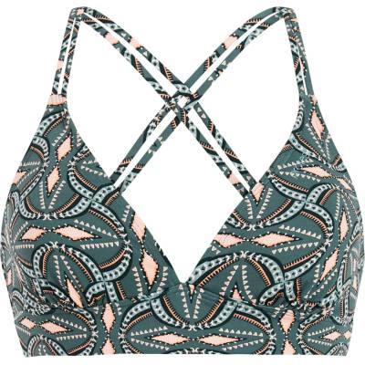 Protest Дамско бикини горнище Protest Women's MIXRelax Triangle Bikini Top - Laurel Green - размер 34 (EU) (150-6526-0111)